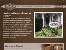 Tablet Screenshot of maxamhouse.com